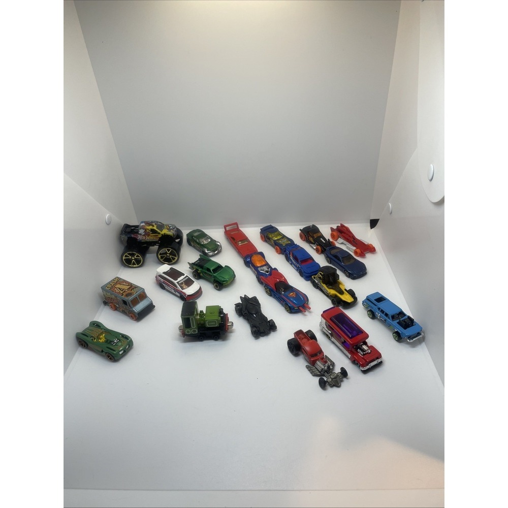 Hot Wheels Cars and 1 Monster Truck,vroom Truck and Loose Lot Of 20 In All Total